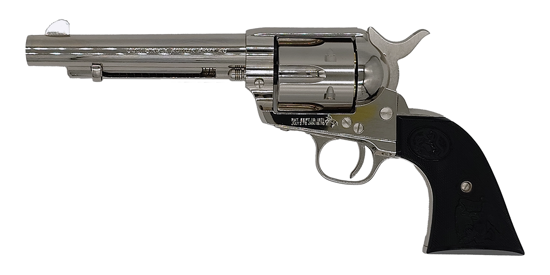 PEGASAS Ⅱ Gas Gun Series Colt’ Single Action Army　2nd Generation 5-½ inch　ABS ニッケル・フィニッシュ