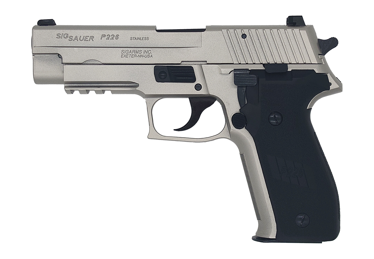 SIG P226 Railed Frame Evolution 2 “Warm Silver Coating” ALL Heavy Weight