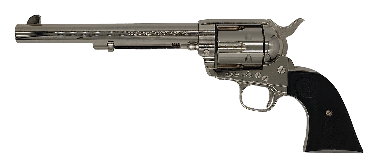 PEGASAS Ⅱ Gas Gun Series Colt’ Single Action Army　2nd Generation 7-½ inch　ABS ニッケル・フィニッシュ